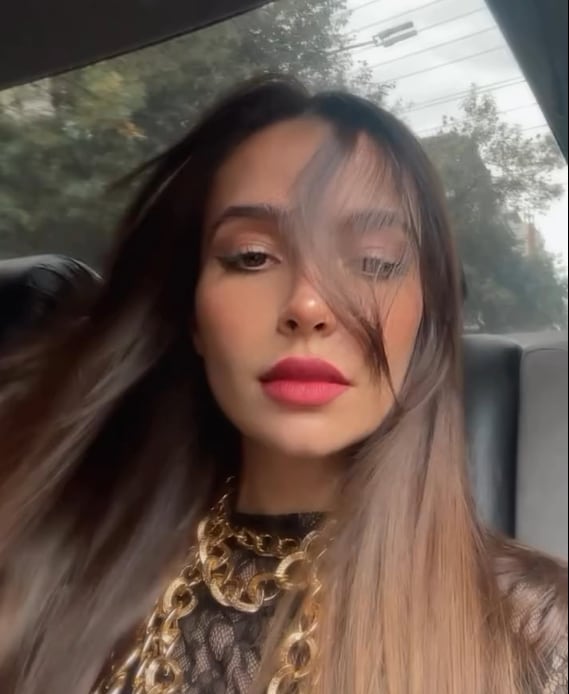 Brenda Asnicar paralizó Instagram con un outfit de transparencias y encaje