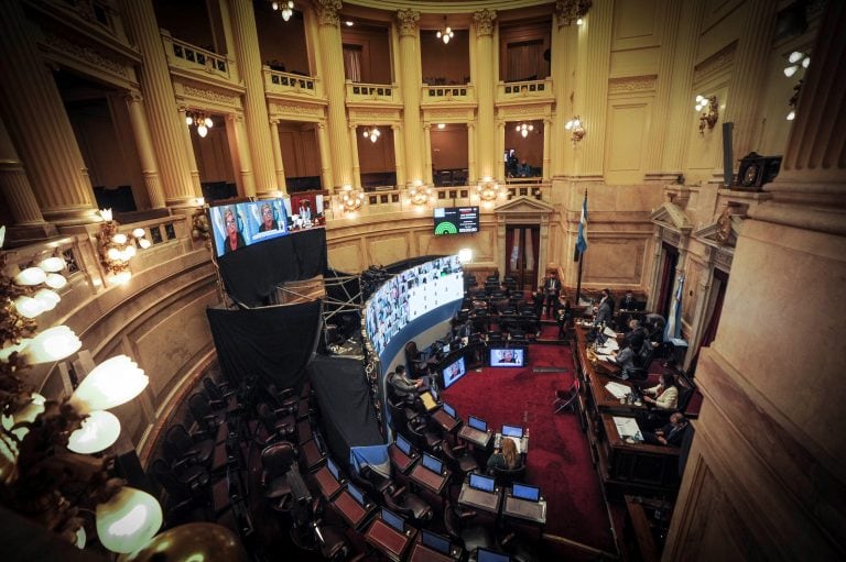 Ingresó al Congreso. El Frente de Todos presentó ayer el proyecto que pretende se sancione en septiembre para que se empiece a recaudar.
(Foto Federico Lopez Claro)