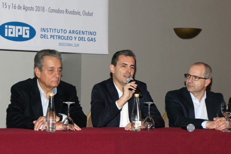 Autorides del IAPG y del Gobierno del Chubut.