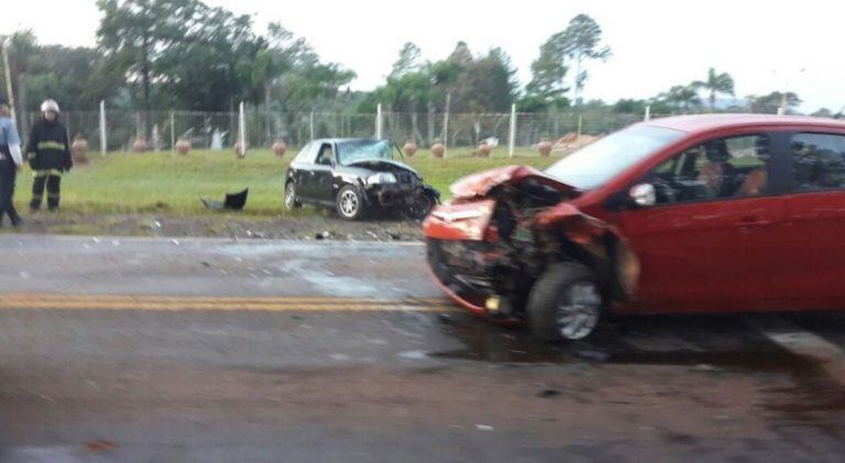 Grave accidente de tránsito en Santa Ana