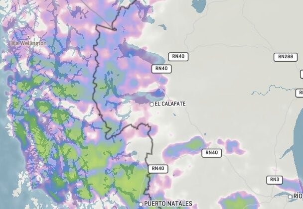 Clima en El Calafate.