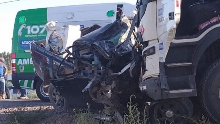 El conductor del camión no sufrió heridas (lmneuquén).