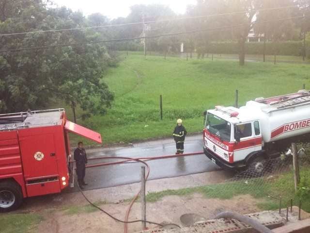 Incendio en una vivienda de Villa Allende