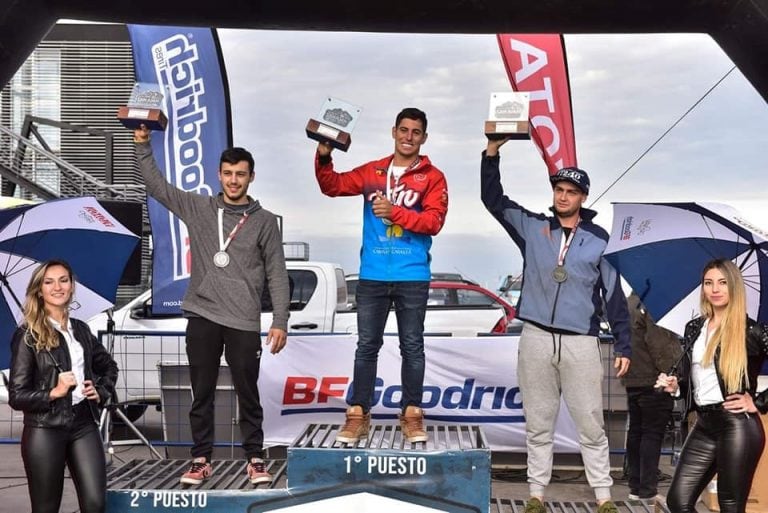 Segundo en el podio: Andrés coronó otra gran actuación y se ubica primero en el Campeonato.