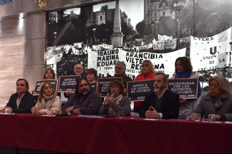 Ctera anunció un paro nacional para el jueves. (Facebook)