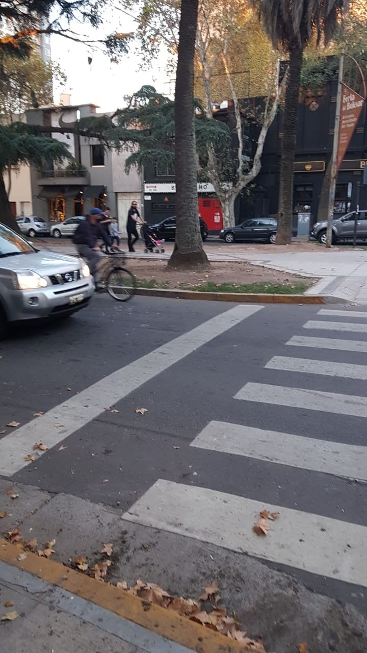 Muchos rosarinos salieron a pasear, pese a que sigue estando prohibido (Vía Rosario)