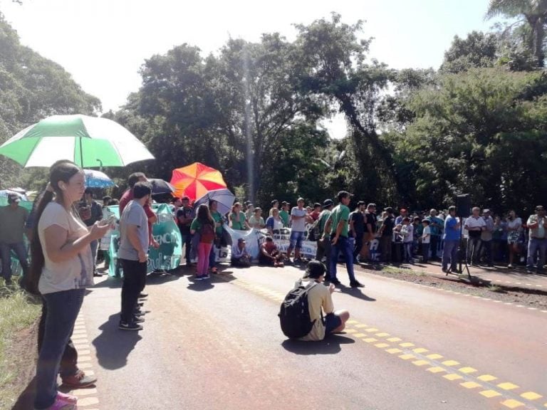 Protestas contra la construcción de la villa turística en Iguazú