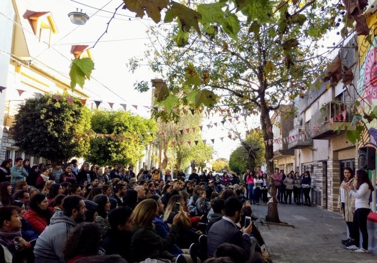 El domingo fue una fiesta en la inauguración de la residencia universitaria de la Fundación Sí en Rosario. (Facebook)