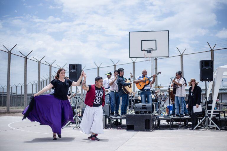 Al encuentro fueron bandas y artistas de otras cárceles de Mendoza.