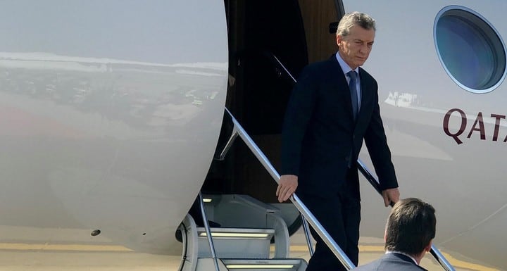 Mauricio Macri en Sudáfrica.