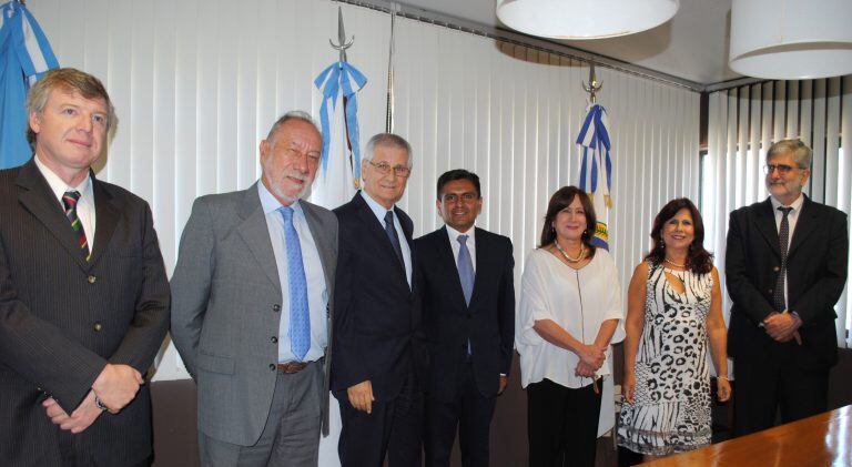 Miembros de la Corte provincial acompañaron al Dr. Puca en la ceremonia.