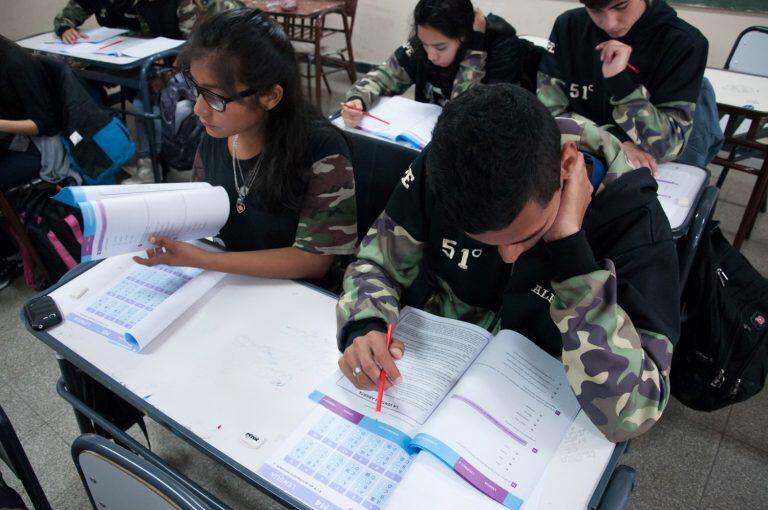 Alumnos de Secundaria.