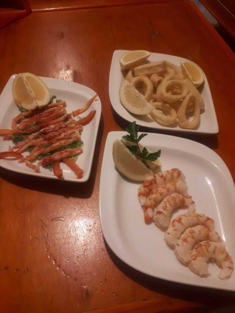 Platos típicos de Comodoro Rivadavia.