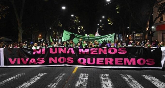 Marcha Ni una Menos, Mendoza.