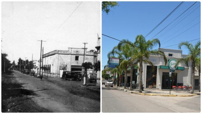 El primer cine de Villa Allende se inauguró alrededor de 1930 y funcionaba en un gran salón de la esquina Roque Sáenz Peña y Rivera Indarte. Era propiedad de Julio Monzoni y luego pasó a manos de Don Luis Questa. También era sede de bailes, obras de teatro, actos y fiestas cívicas. Tenía gallinero, platea y balcón de tertulias, desde donde tocaba la orquesta. Hacia 1940 se traslada al salón de los Jair (hoy Bingo) y la vieja sala pasa a ser, sucesivamente, Bar y Billares, tienda La Argentina y fábrica de alfombras Grunhaut. Actualmente, el local es ocupado por la lomitería Betos.