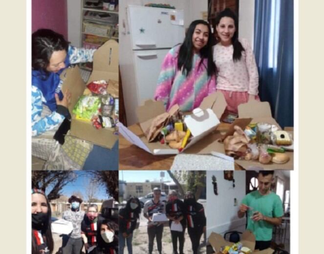 Profesores de San Carlos sorprendieron con desayunos a alumnos del último año de secundaria.