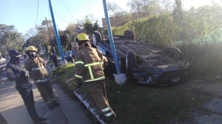 El accidente ocurrió en Avenida Gerardo Yoya