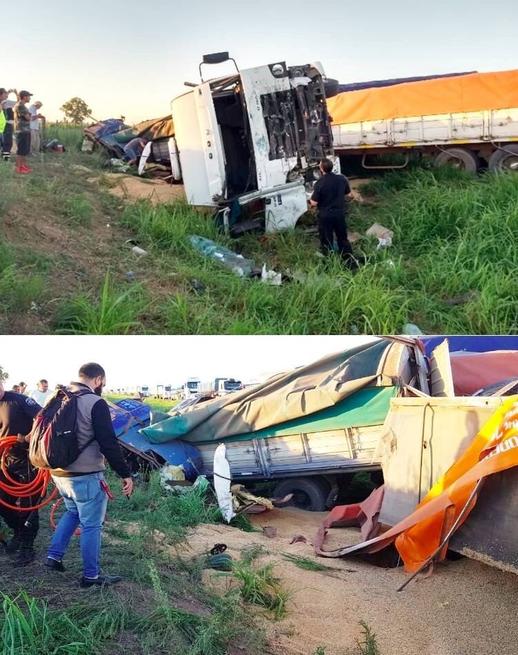 Accidente en Ruta Provincial Nº 10. Foto gentileza: La vidriera de Leones.