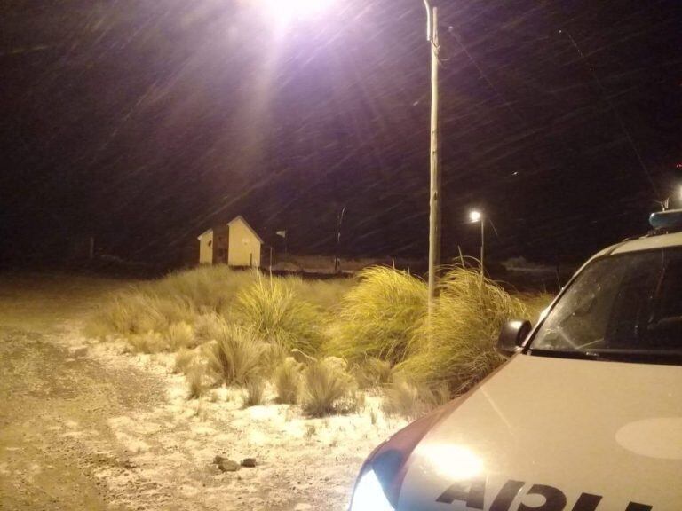 Tercera nevada del año en las Altas Cumbres