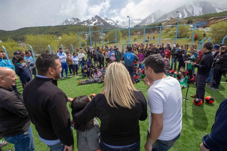 Inauguración de la cancha " El Choconcito"