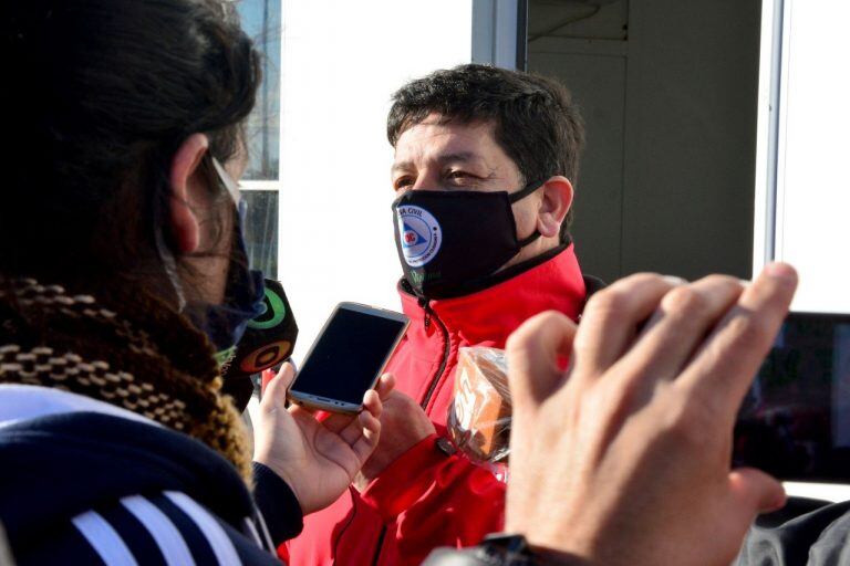 José Encina, responsable del Departamento de Monitoreo de los Sistemas de Control de Acceso a la Comarca (Diario Río Negro).