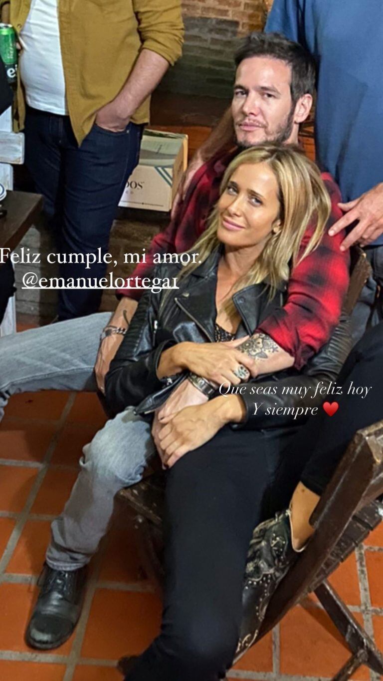 Julieta Prandi y Emanuel Ortega (Foto: Instagram)