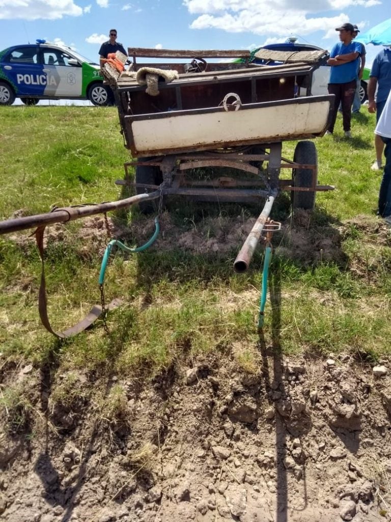 El carro que utilizaba Pinito (Foto Policía)