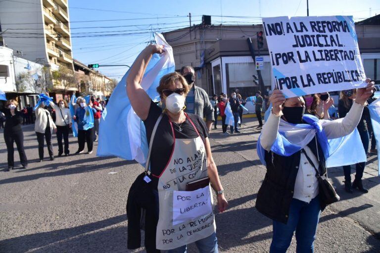 Banderazo en Villa María.