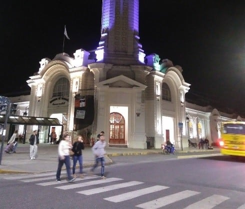 Colectivos en la Terminal de Ómnibus de Rosario