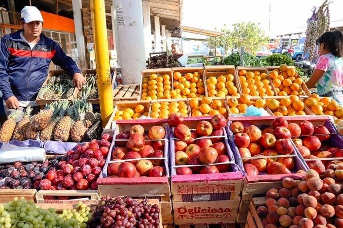 Frutas y verduras.