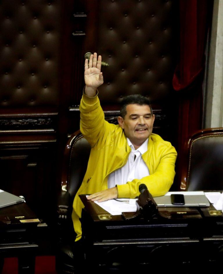 Alfredo Olmedo en el Congreso.