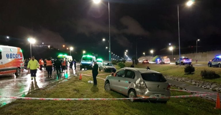 Impresionante accidente en Circunvalación y Ruta 19.