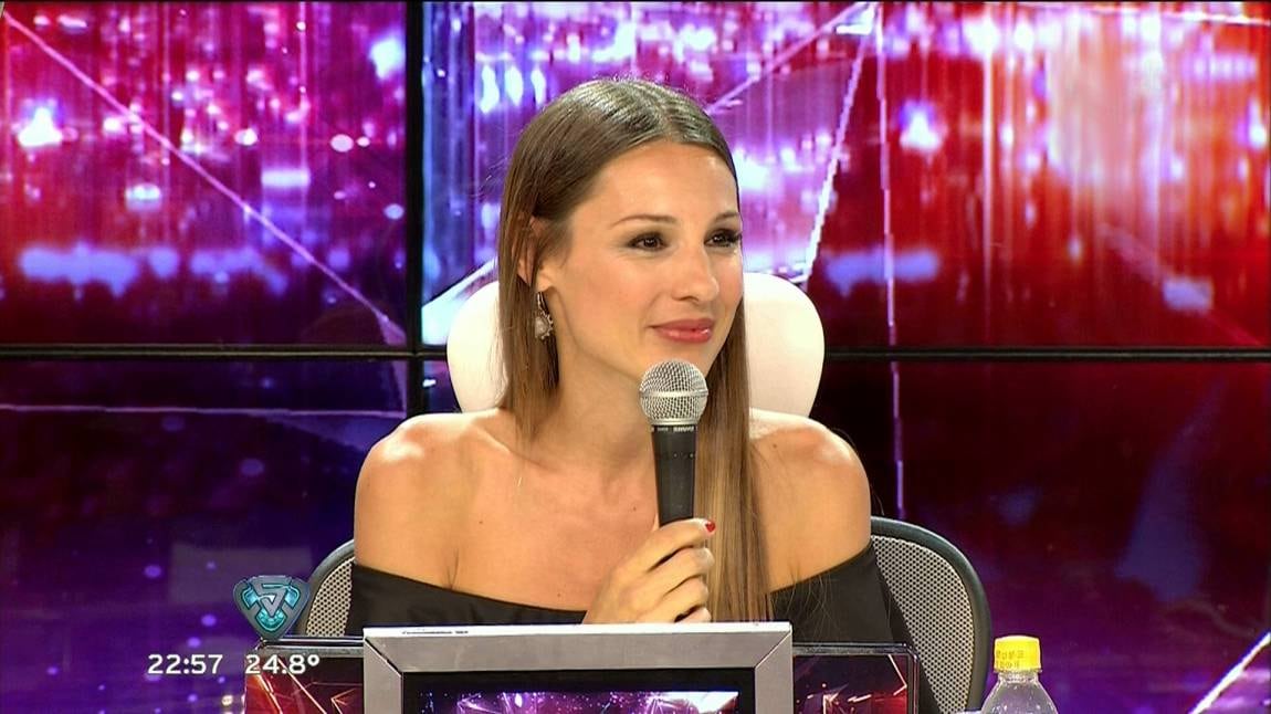 Pampita en el jurado del Bailando.