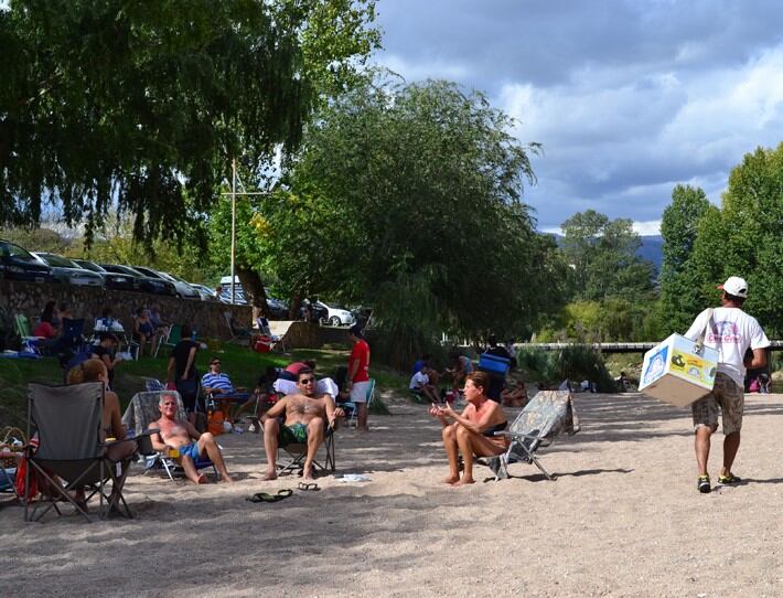 El río en Mina Clavero, Córdoba.