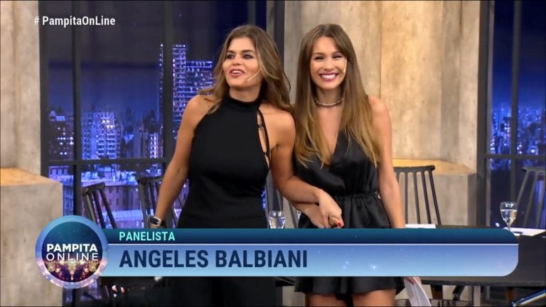 Pampita y Angie Balbiani en Pampita Onlline (Foto: web)