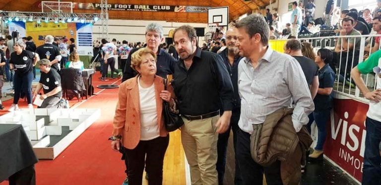 Las autoridades recorrieron el evento (Gobierno de La Pampa)