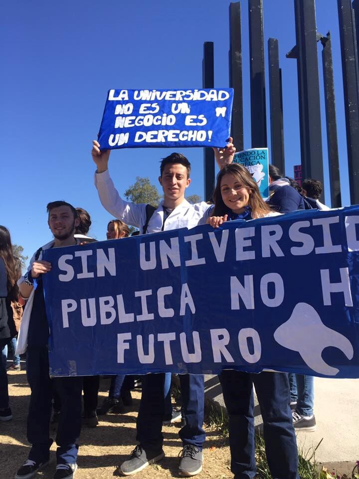 Las fotos de la marcha de la Universidad Nacional de Córdoba en defensa de la universidad pública.