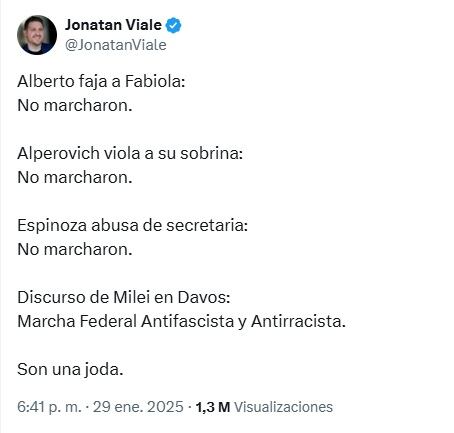 El mensaje de Viale, criticado por Novaresio.