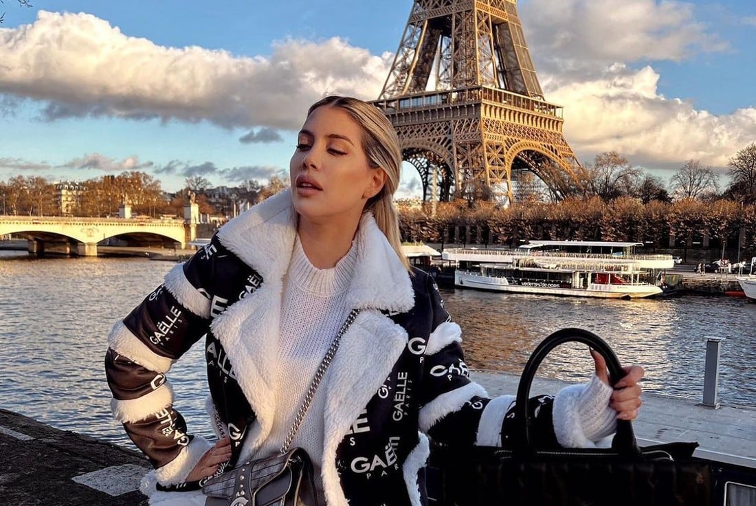 Wanda Nara en París.