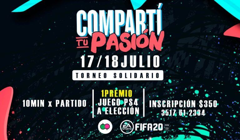 Torneo de Fifa 20 solidario.