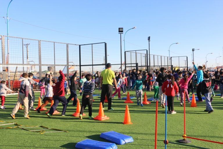 Muestras deportivas y actividades recreativas para toda la familia