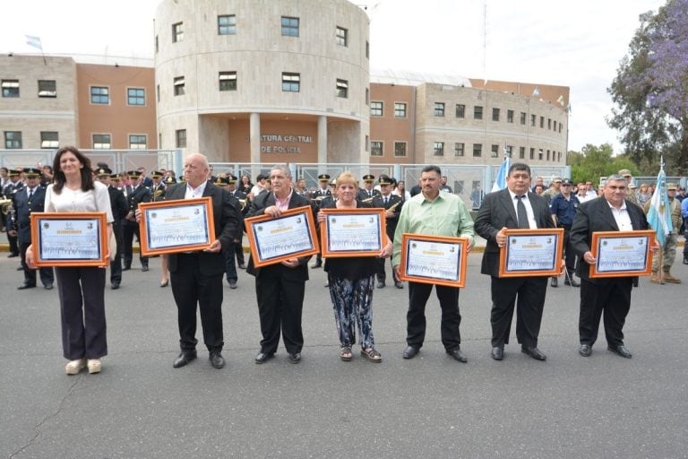 La Policía de San Luis celebró un nuevo aniversario. Foto: ANSL.