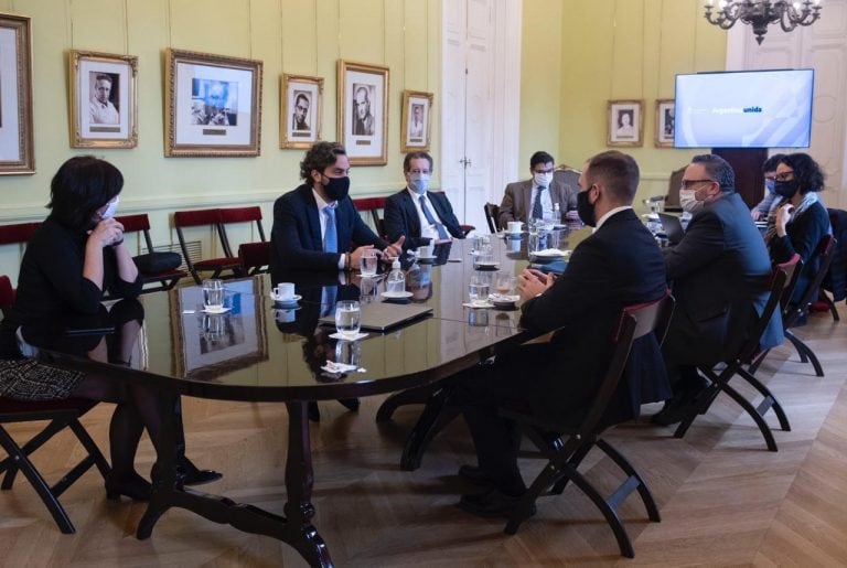 Reunión en Casa Rosada. (Presidencia)