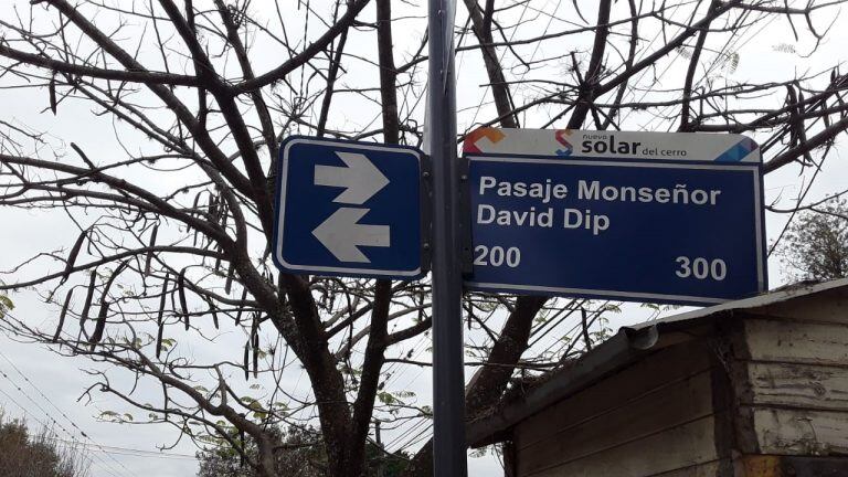 Pasaqje que lleva su nombre en homenaje.