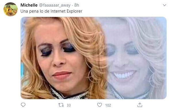 Memes por el fin de Internet Explorer. (Twitter)