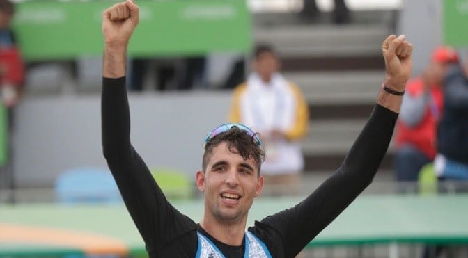 Nicolás Capogrosso obtuvo la medalla de bronce en los Panamericanos de Lima (AP)