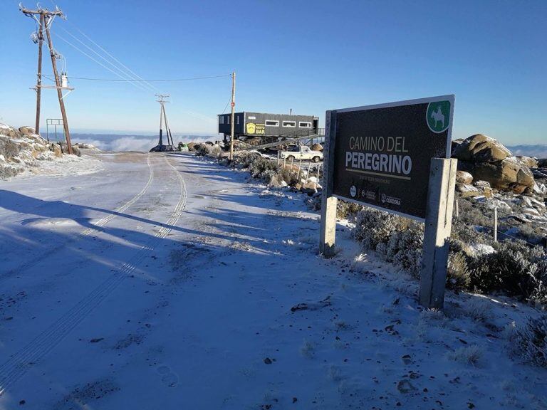 Las fotos de la nieve en las Altas Cumbres este martes 12 de junio.