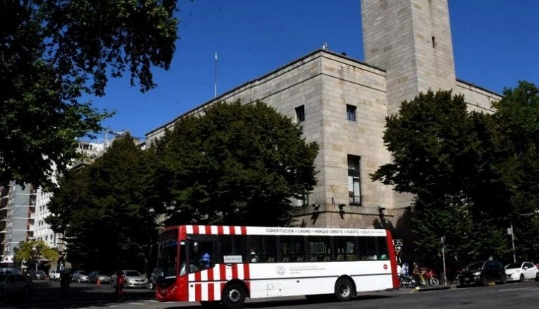 Los colectivos pararon por dos horas en Mar del Plata (Foto: La Capital)