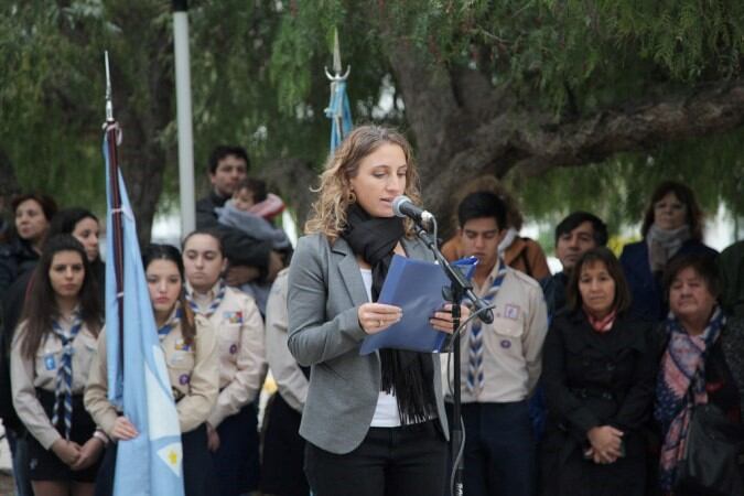 La villa balnearia recordó un nuevo aniversario de la Independencia.