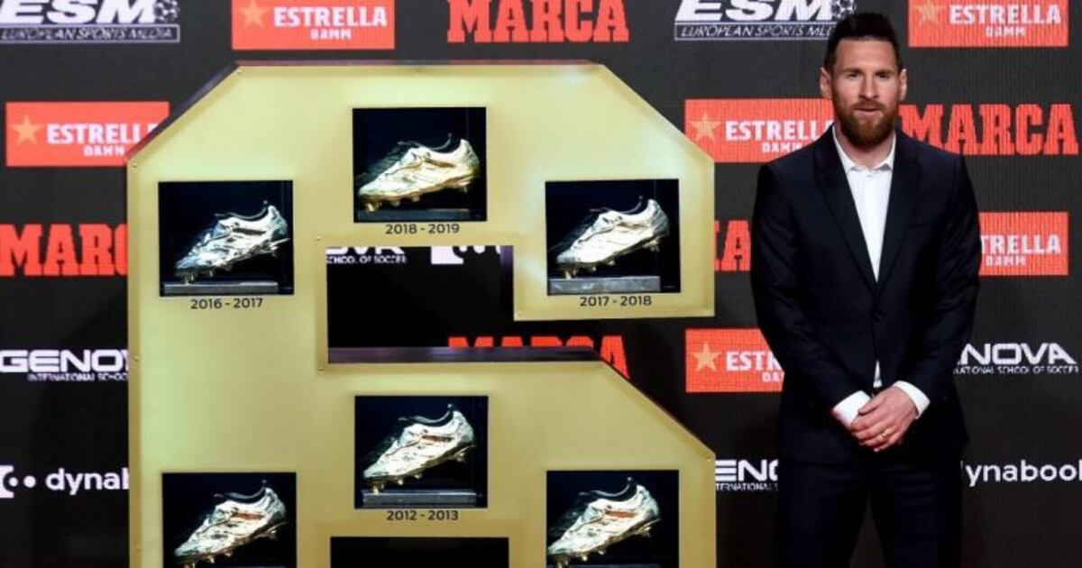 Lionel Messi recibió la sexta Bota de Oro de su carrera: "Sin mis compañeros no hubiera conseguido ni siquiera una"